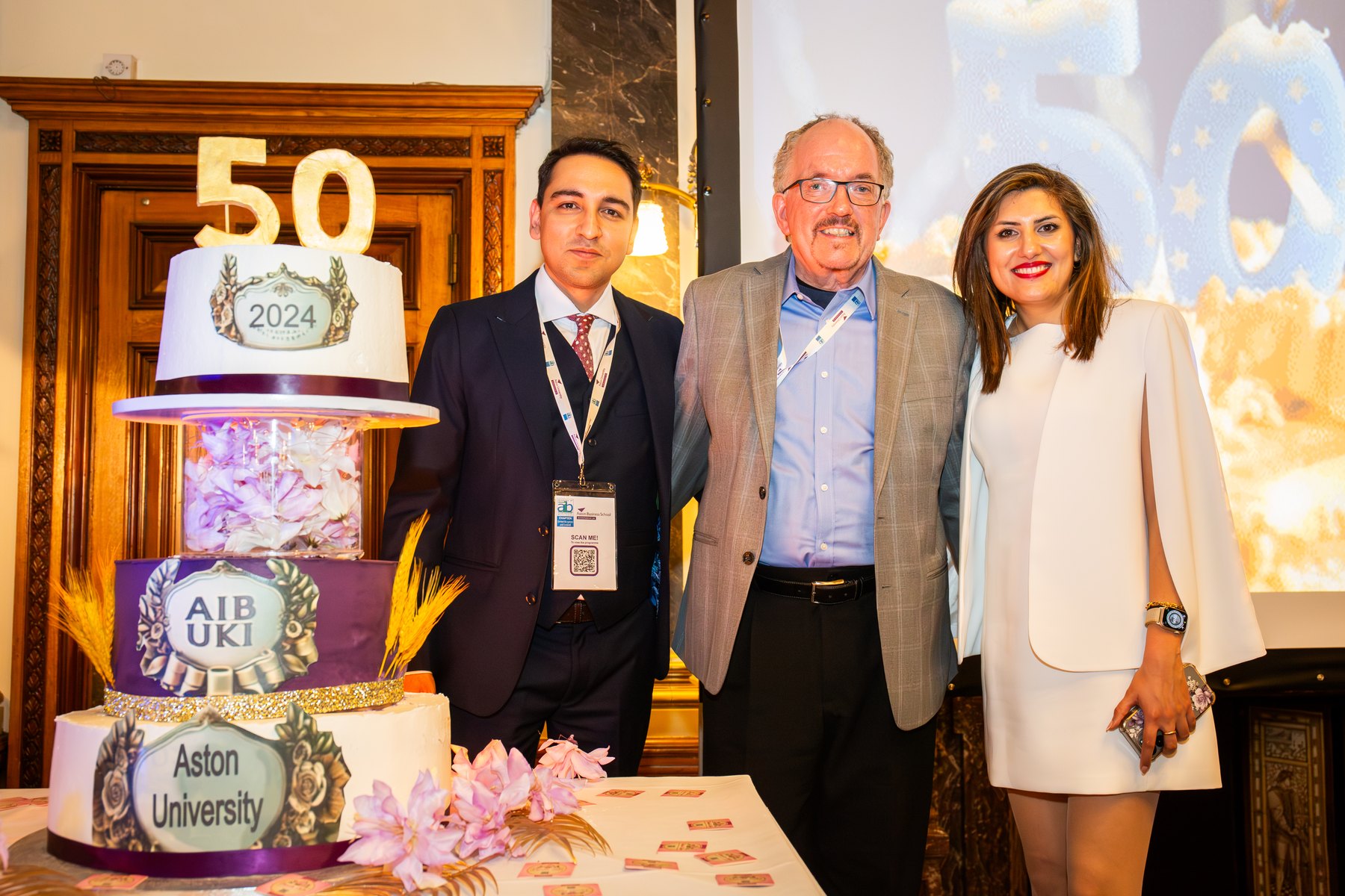 Golden anniversary dinner with Professor Gary Knight, April 2024