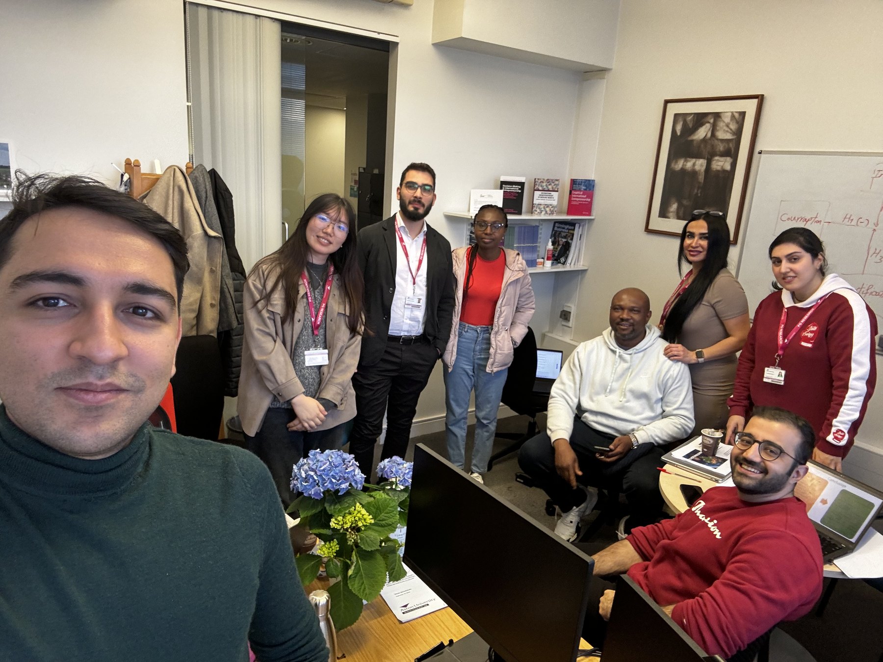 Working with doctoral students, 2024