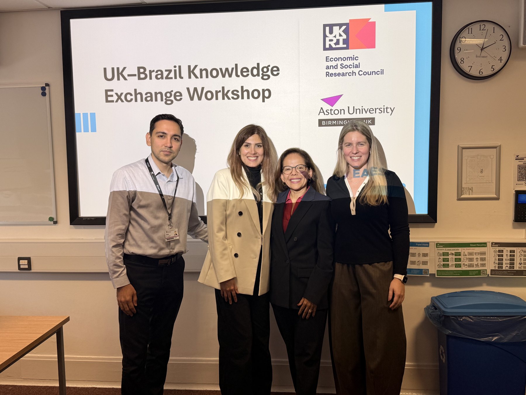 UK–Brazil Knowledge Exchange Workshop at Aston, 2026